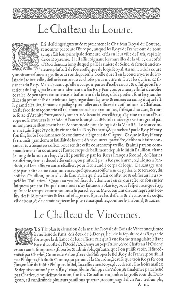 Bastiments v1 (Gregg 1972 p07) - Text for Louvre, Vincennes
