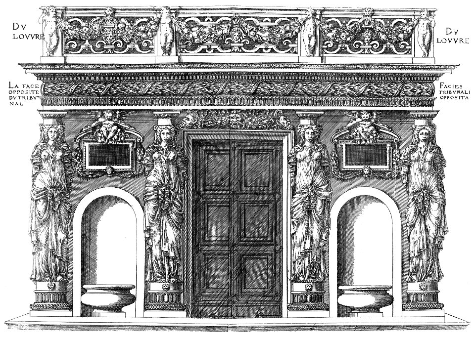 Bastiments v1 (Gregg 1972 p26) - Louvre side opposite the tribunal