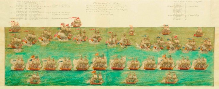 Bataille de port Mahon invasion de Minorque 1756