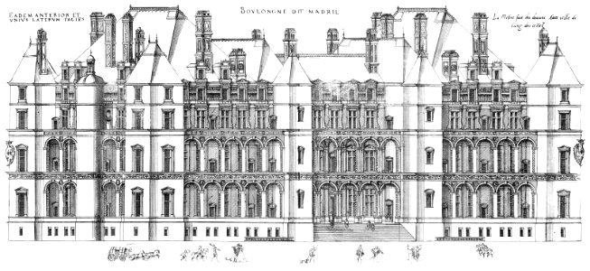 Bastiments v1 (Gregg 1972 p35) - Madrid rear facade