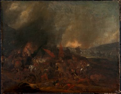 Bataljscen (Johann Philip Lemke) - Nationalmuseum - 176407