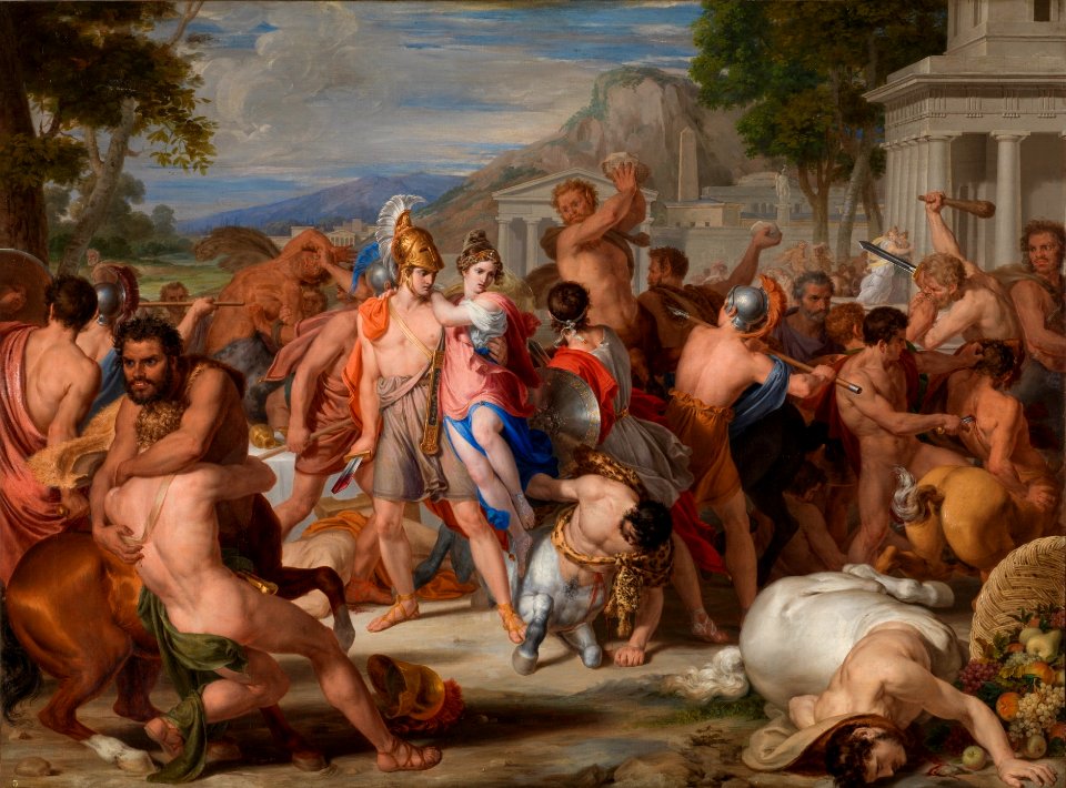 Batalla de lapitas y centauros (1835) - Tegeo