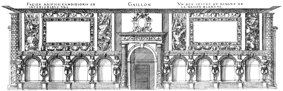 Bastiments v1 (Gregg 1972 p89b) - Gaillon one of the interior walls of the Maison Blanche