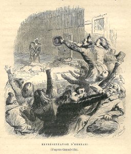 Bataille d'Hernani-dessin Grandville-01