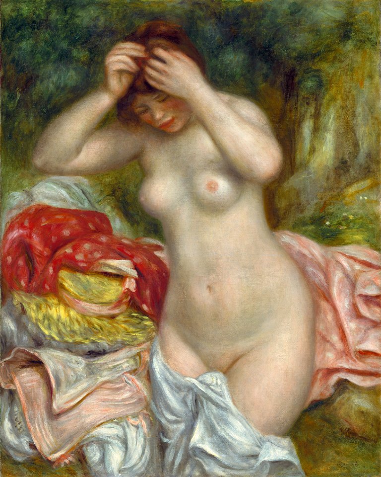 Bather Arranging her Hair