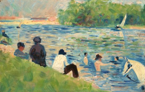 Bathers - Study for Bathers at Asnières C17509