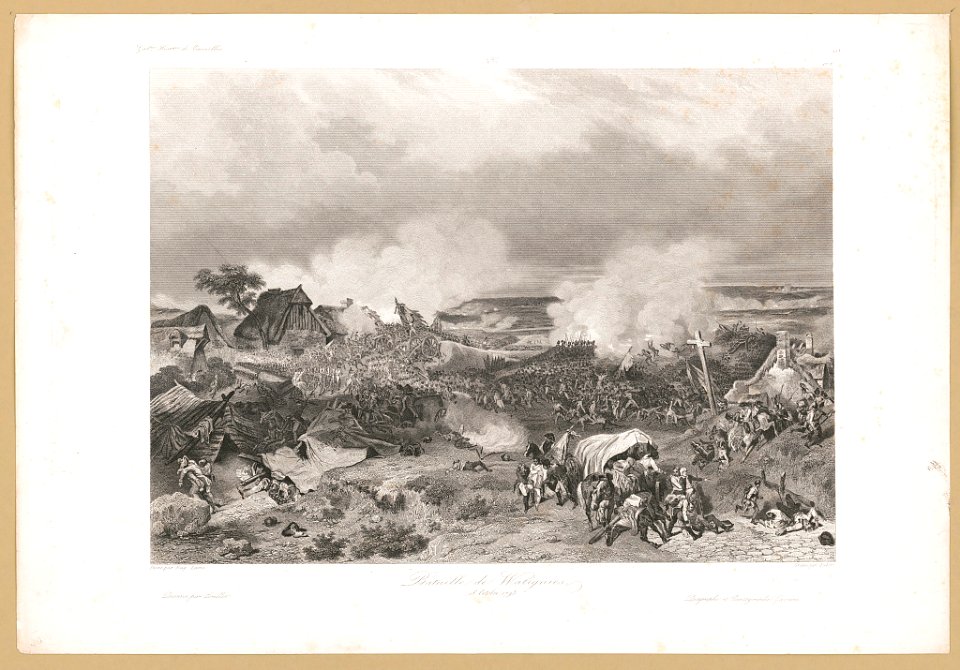 Bataille de Watignies, 16 Octobre 1793 - peint par Eug. Lami ; gravé par Aubert. LCCN2017648288