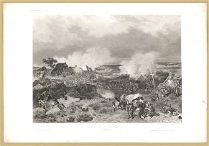 Bataille de Watignies, 16 Octobre 1793 - peint par Eug. Lami ; gravé par Aubert. LCCN2017648288