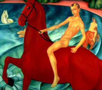 Bathing of a Red Horse (Petrov-Vodkin)