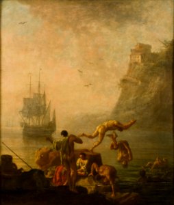 Bathing Men (Pierre Jacques Volaire) - Nationalmuseum - 17898