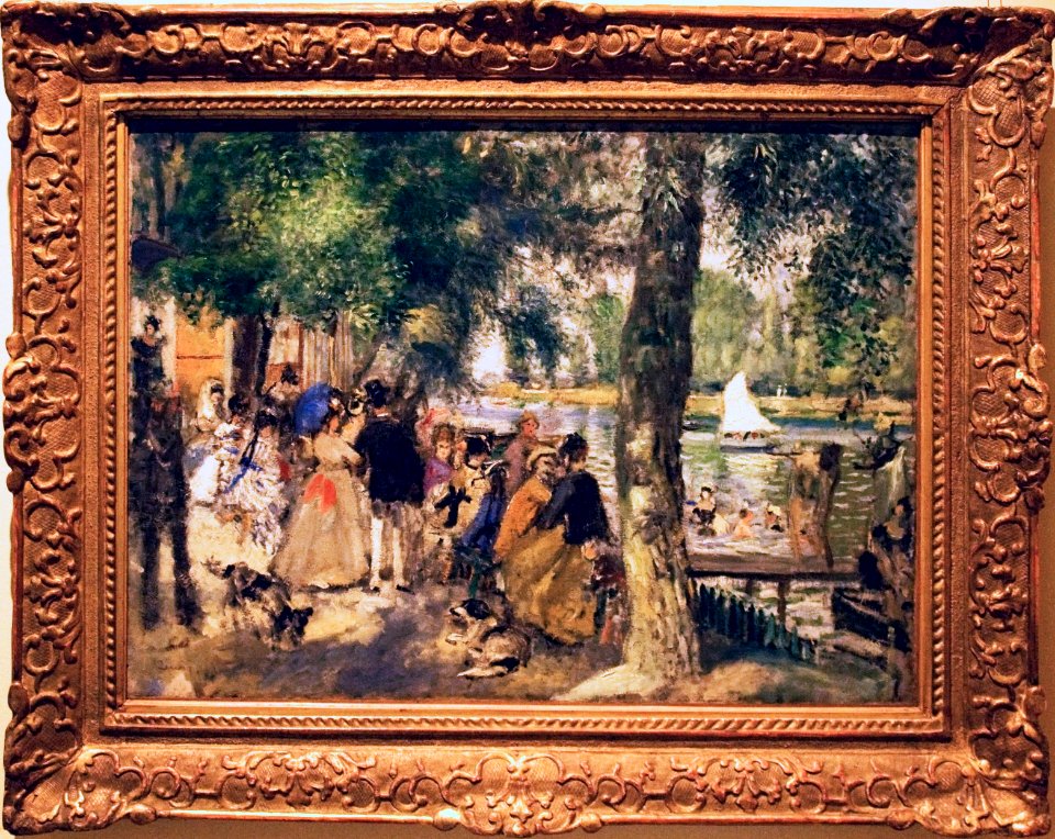 Bathing on the Seine (La grenouillere)