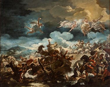 Batalla de Senaquerib, de Ginés Andrés de Aguirre (Real Academia de Bellas Artes de San Fernando)