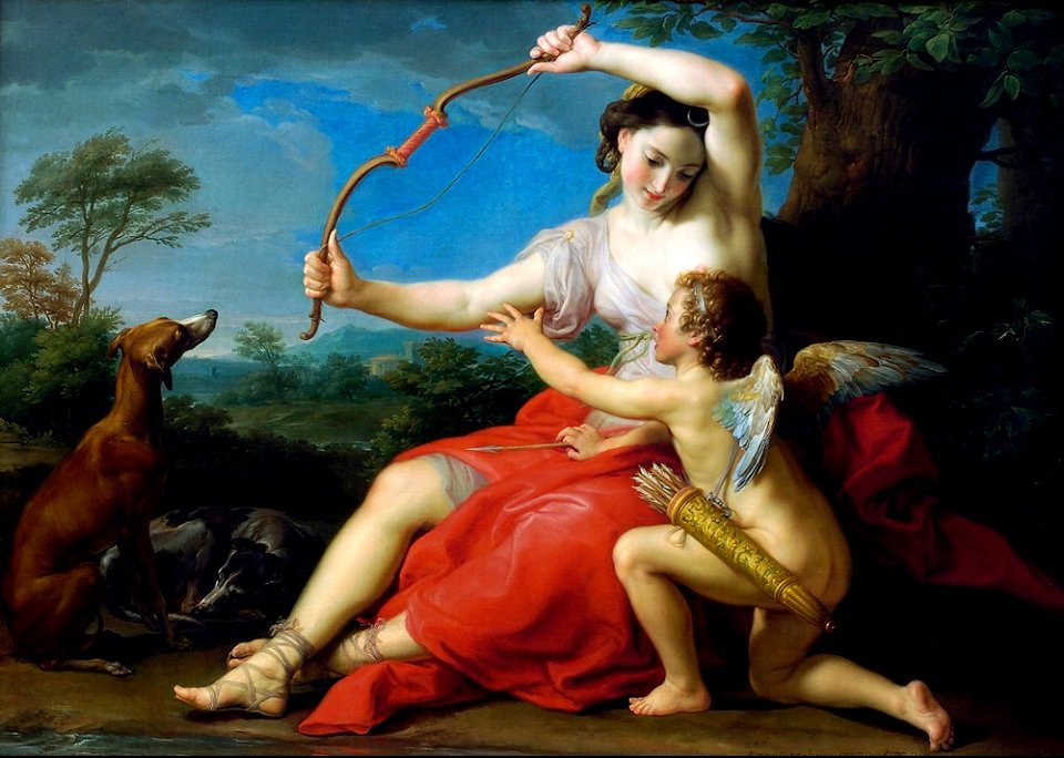 Batoni. Diana and Cupid (1761)