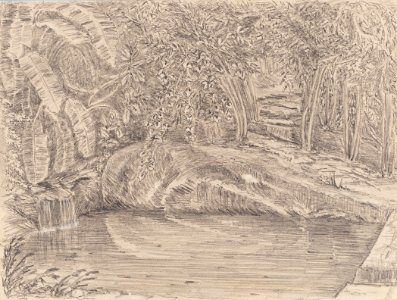 Bath at The Spot 29th December 1854, da Coleção Brasiliana Iconográfica