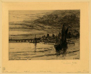 Battersea Bridge) - S. Haden LCCN2004678928