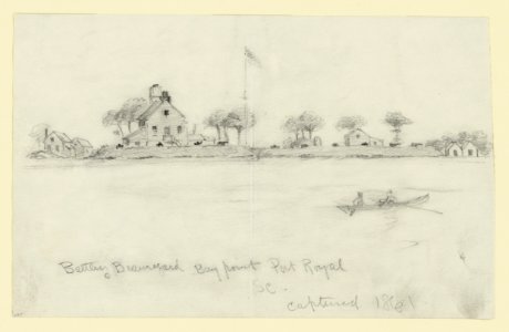 Battery Beauregard, Bay Point Port Royal, S.C., captured 1861 LCCN2004660943
