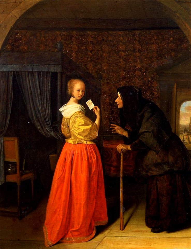 Bathsheba Receiving David's Letter by Jan Steen private collection