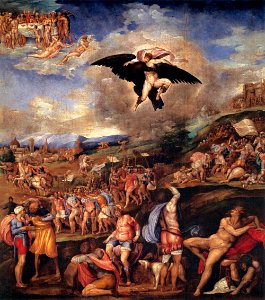 Battista franco, la battaglia di montemurlo e il ratto di Ganimede