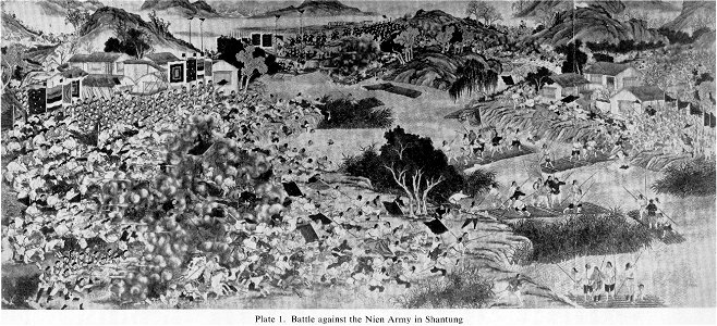 Battle against the Nien army in Shandong