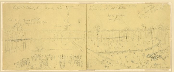 Battle at Black River March 16th 1865 LCCN2004661268