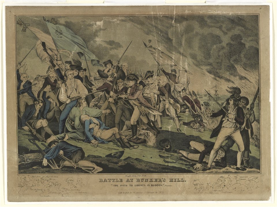 Battle at Bunker's Hill- fought June 17th 1775 LCCN90708953