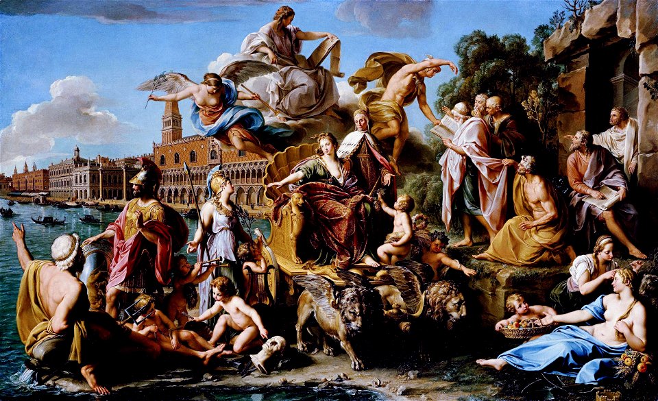 Batoni, Pompeo - The Triumph of Venice - 1737