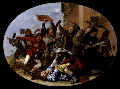 Battle Between Carnival and Lent by Jan Miense Molenaer