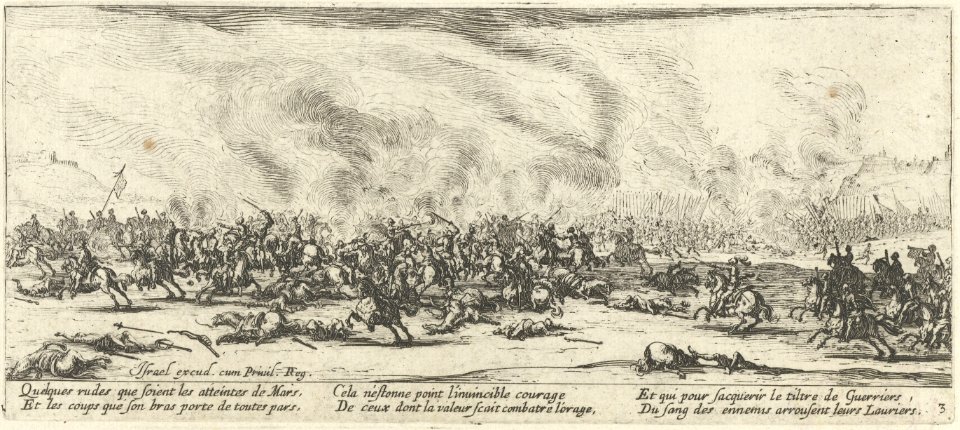 Battle from The Miseries and Misfortunes of War by Jacques Callot ...