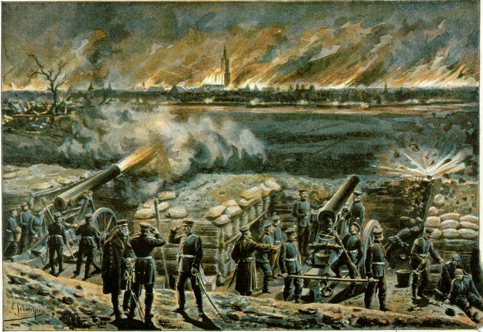 Batterie de siège au Wacken (1870)