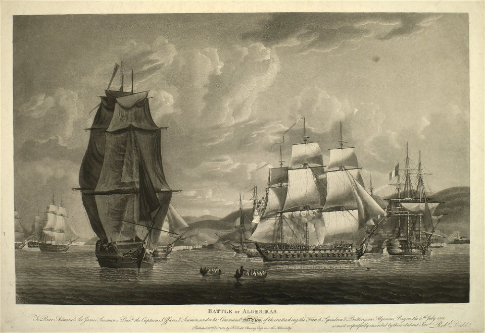 Battle of Algeciras, 6 July 1801 RCIN 735098