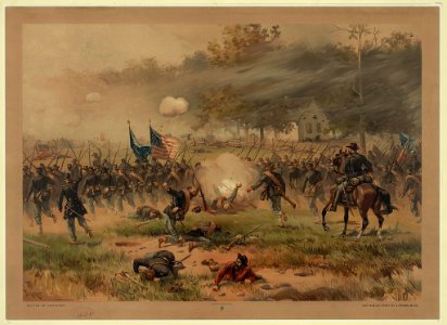 Battle of Antietam - Thulstrup. LCCN2003663827