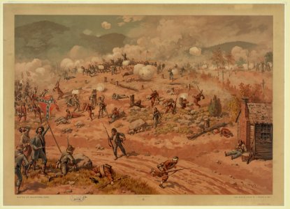 Battle of Allatoona Pass - Thulstrup. LCCN2003663826