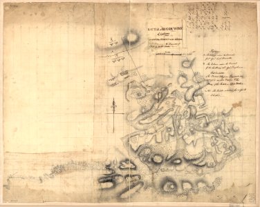 Battle of Brandywine, 11th Septr. 1777, in which the rebels were defeated by the Army under the command of Genl. Sir Willm. Howe. LOC gm71000927