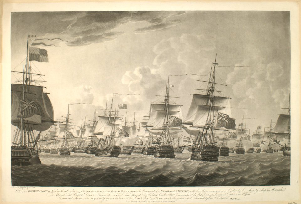 Battle of Camperdown, 1797 RCIN 735057.a