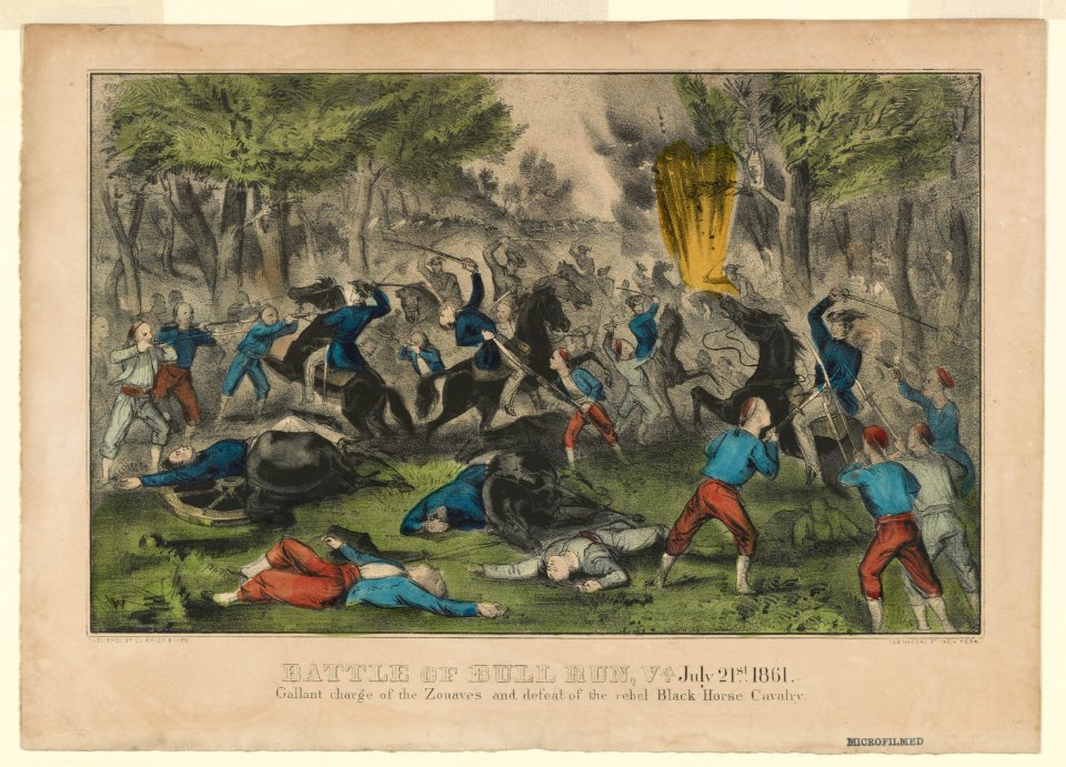 Battle of Bull Run, Va. July 21st 1861 LCCN90709041