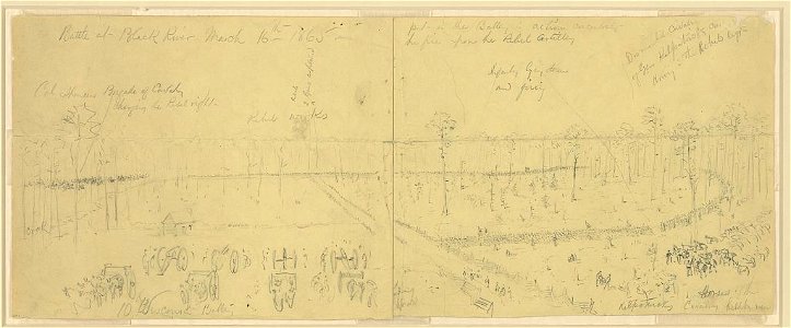 Battle at Black River March 16th 1865 LCCN2004661268