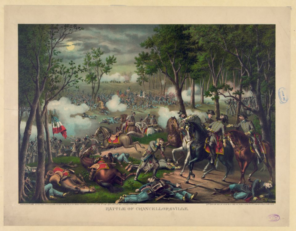 Battle of Chancellorsville LCCN91482103