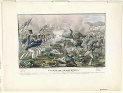 Battle of Churubusco-Fought near the city of Mexico 20th of August 1847 - J. Cameron. LCCN98513740