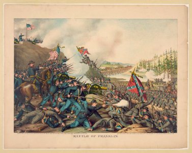 Battle of Franklin. November 30, 1864-Union (Gen. Schofield) ... Conf. (Gen. Hood) ... LCCN91721210