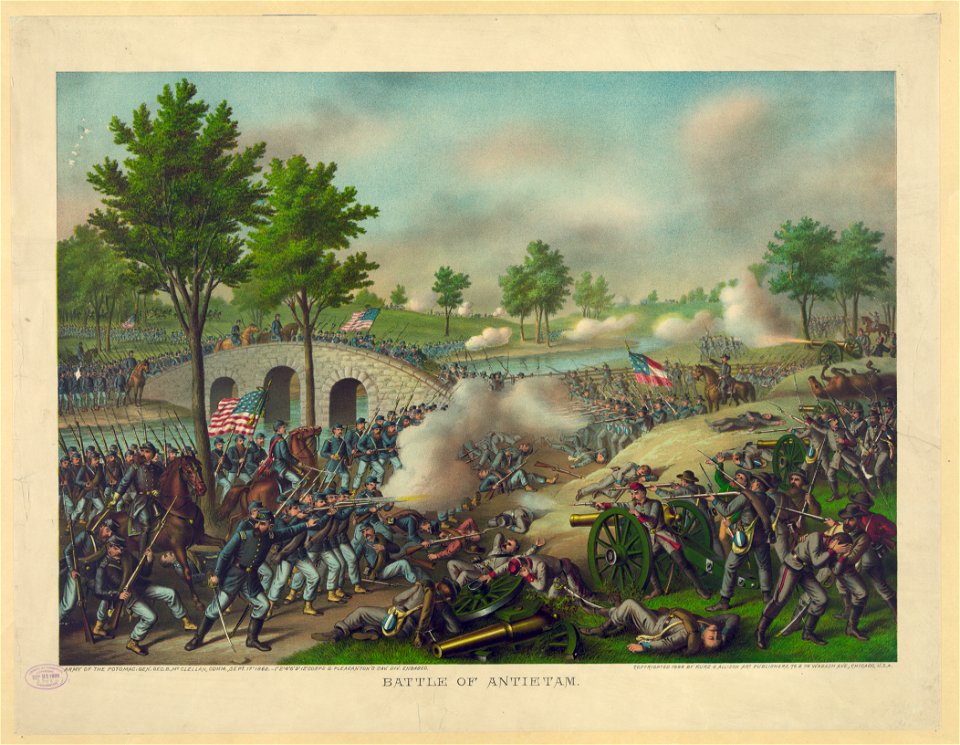 Battle of Antietam-Army of the Potomac- Gen. Geo. B. McClellan, comm., Sept. 17' 1862 ... LCCN91482223
