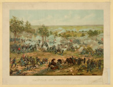 Battle of Gettysburg - Painted by Philippoteaux. LCCN2003671655