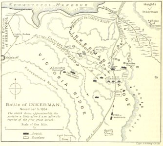 Battle of Inkerman map