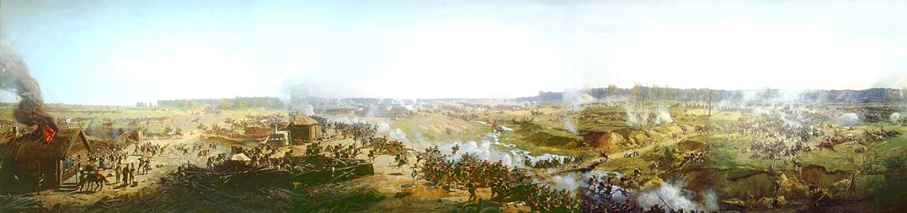 Battle of Borodino panorama fragment 1