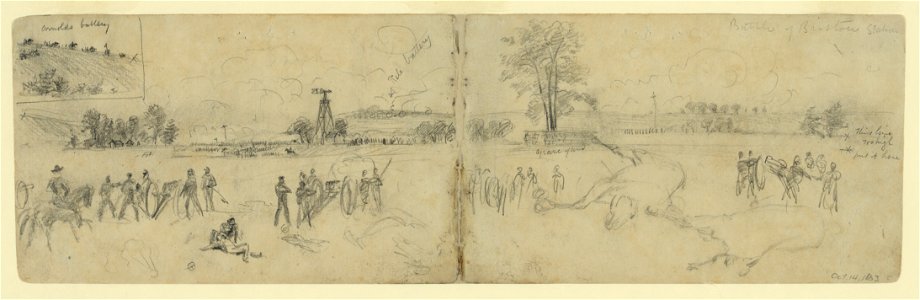Battle of Bristow (sic) Station LCCN2004660215