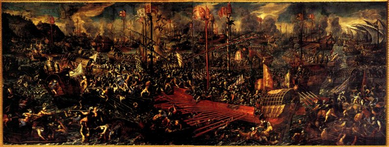 Battle of Lepanto 1595-1605 Andrea Vicentino