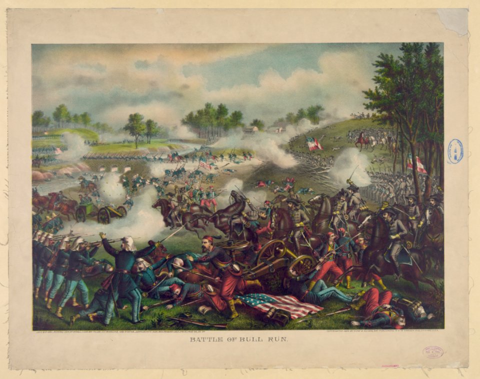 Battle of Bull Run-July 21st 1861-Federal (Gen. McDowell) ... Confederate (Gen. Beauregard) ... LCCN91481737