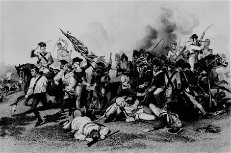 Battle of Camden. Free illustration for personal and commercial use.
