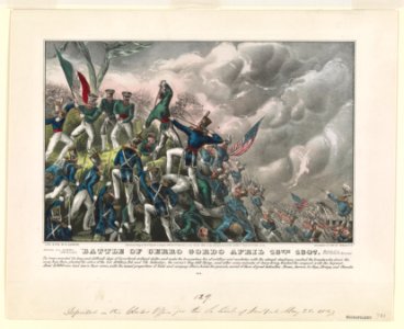 Battle of Cerro Cordo April 18th 1847 LCCN90709043
