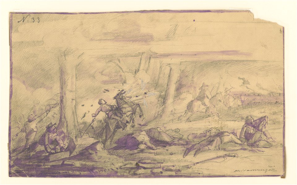 Battle of Chickamauga, Georgia, September 19, 1863 LCCN2017647015