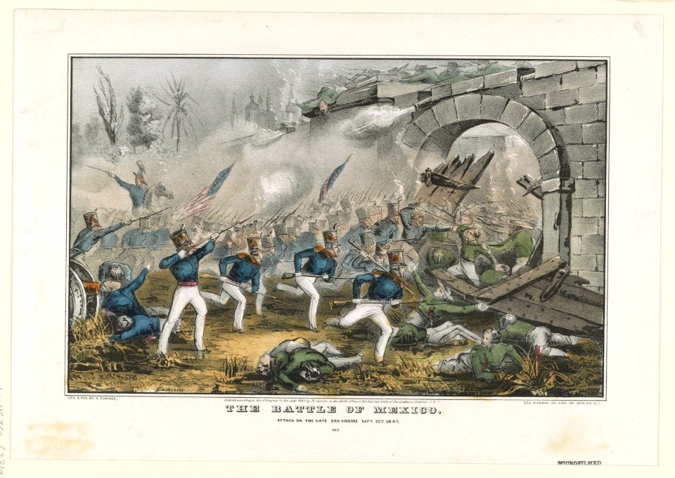 Battle of Mexico LCCN90709065